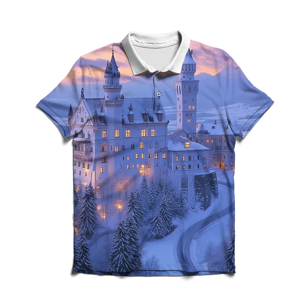 Neuschwanstein Castle - Schwangau designer slim fit polos
