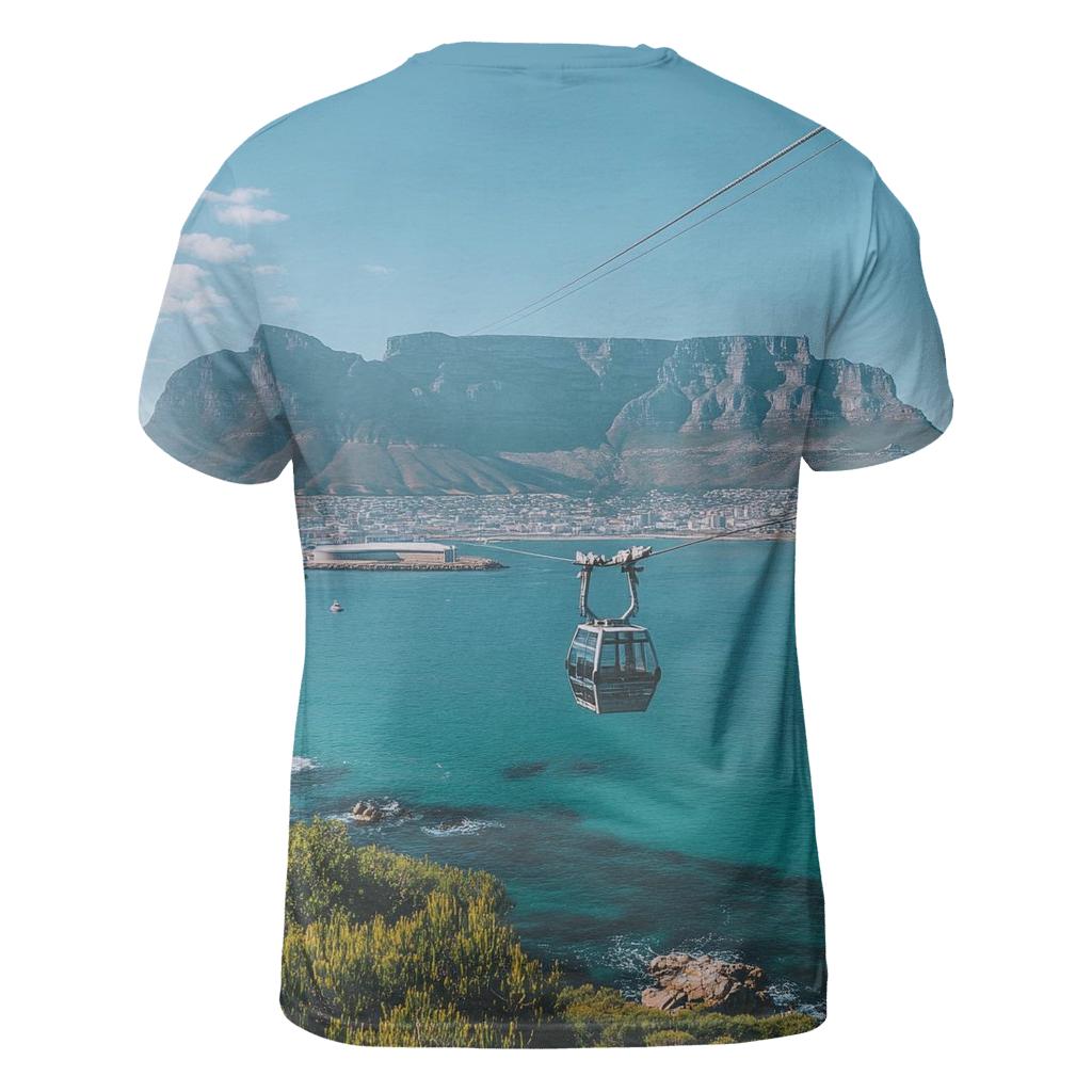 Table Mountain - Cape Town trendy printed shirt styles