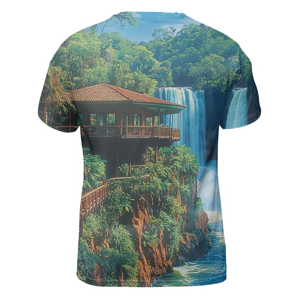 Iguazu Falls - Puerto Iguazu artistic all-over print tops