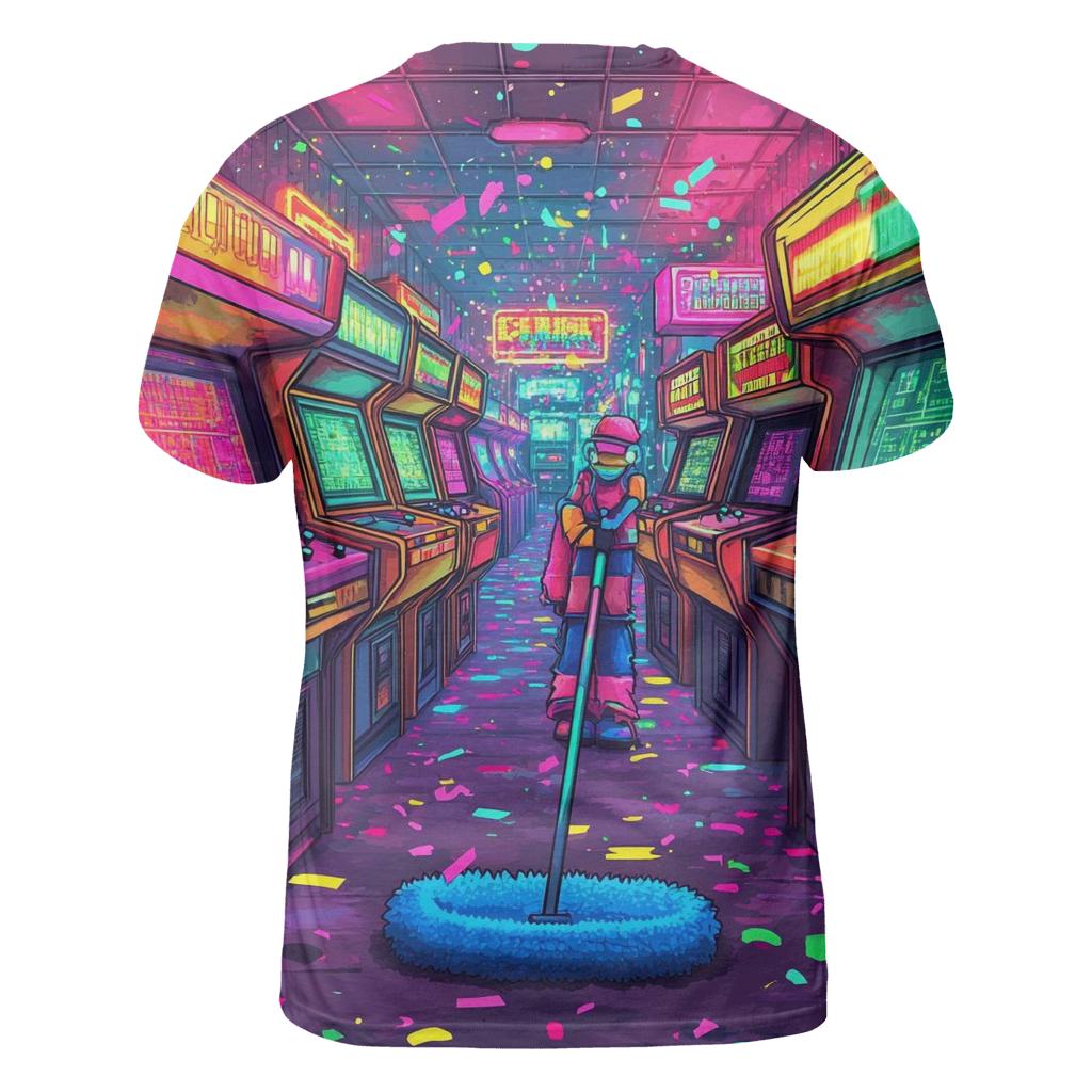 Cosmic Arcade Custodians personalized full print shirts