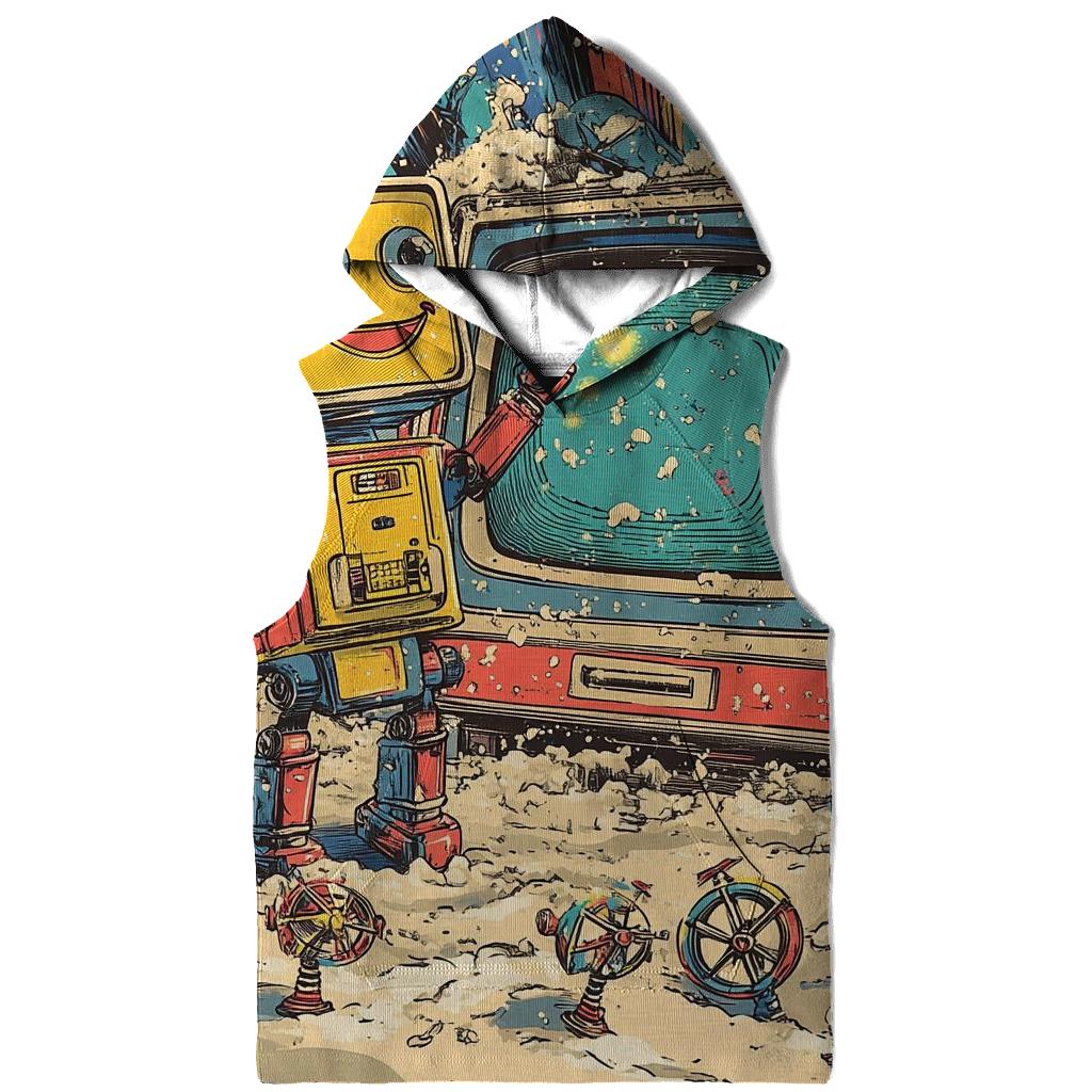 TV Time-Loop Toybots printed hoodies