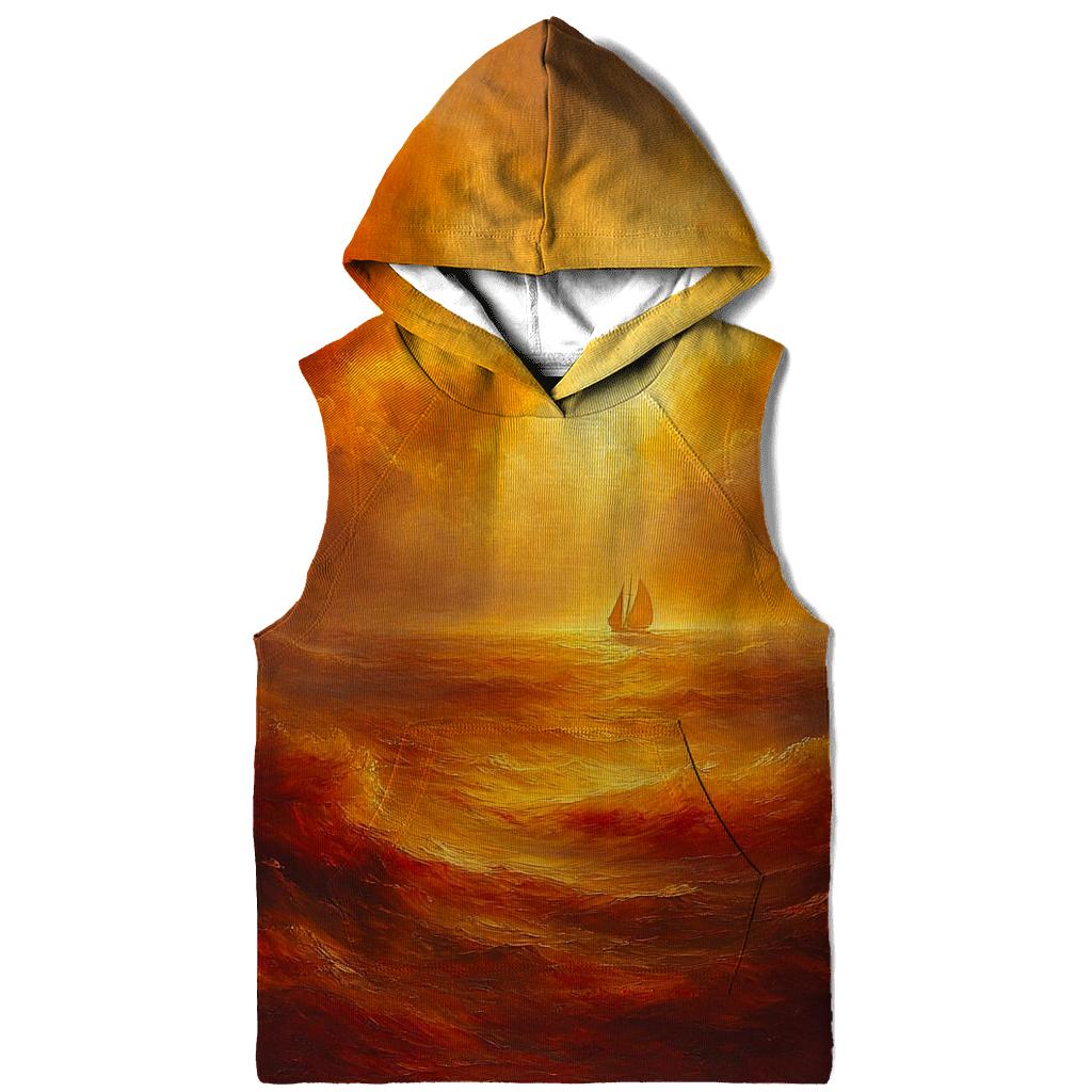 Turner Inspired Stormy Seascape premium hoodies