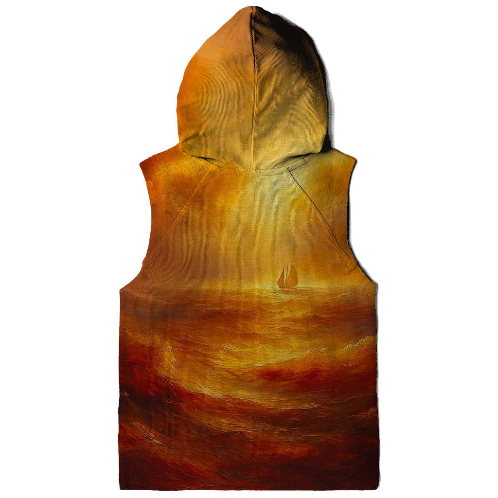 Turner Inspired Stormy Seascape premium hoodies