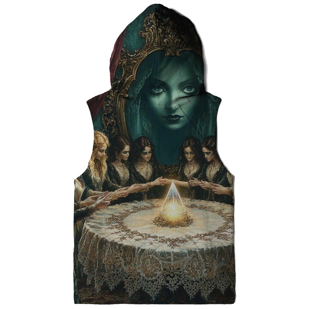Victorian Séance In Spooky Parlor hoodie styles