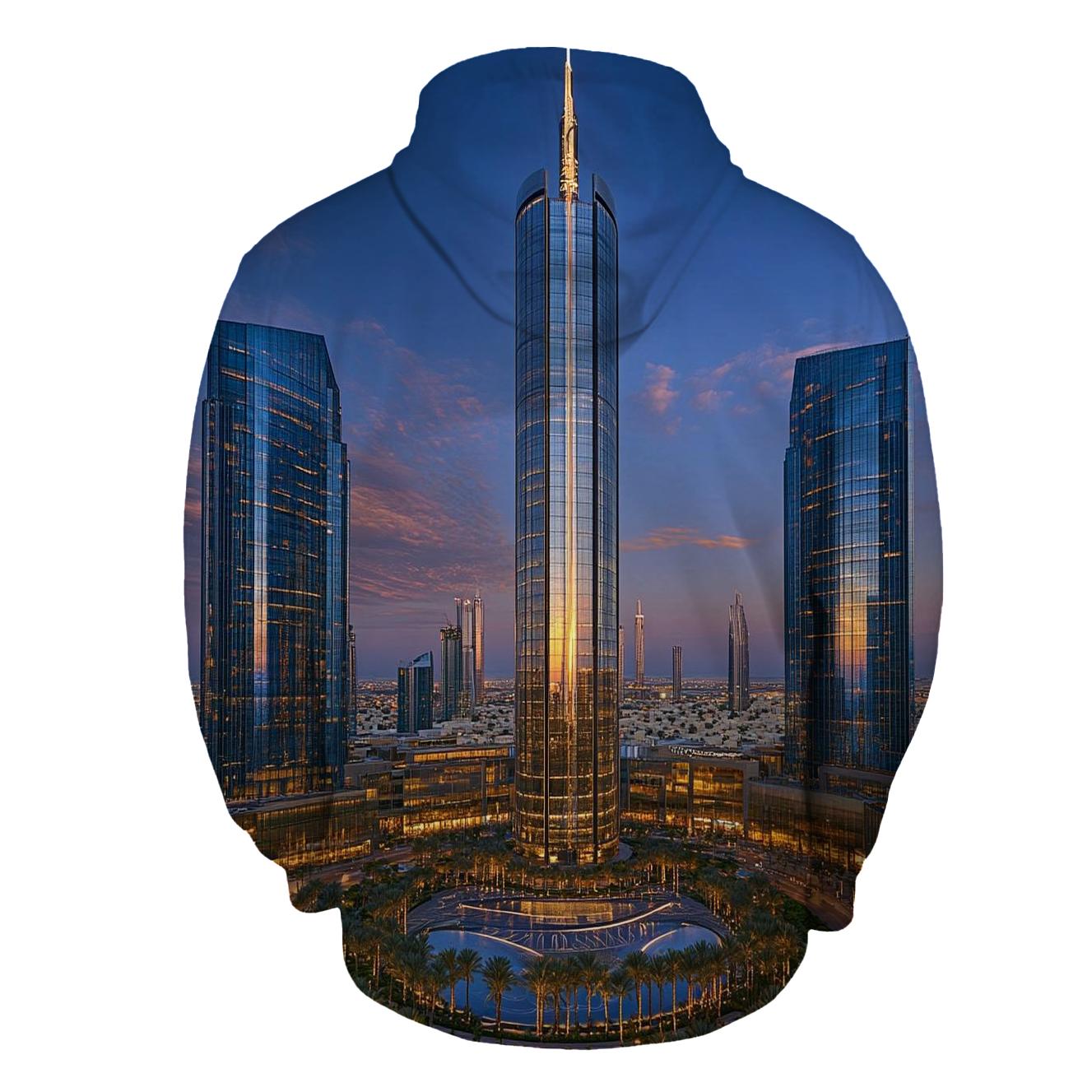 Burj Khalifa - Dubai embroidered hoodies