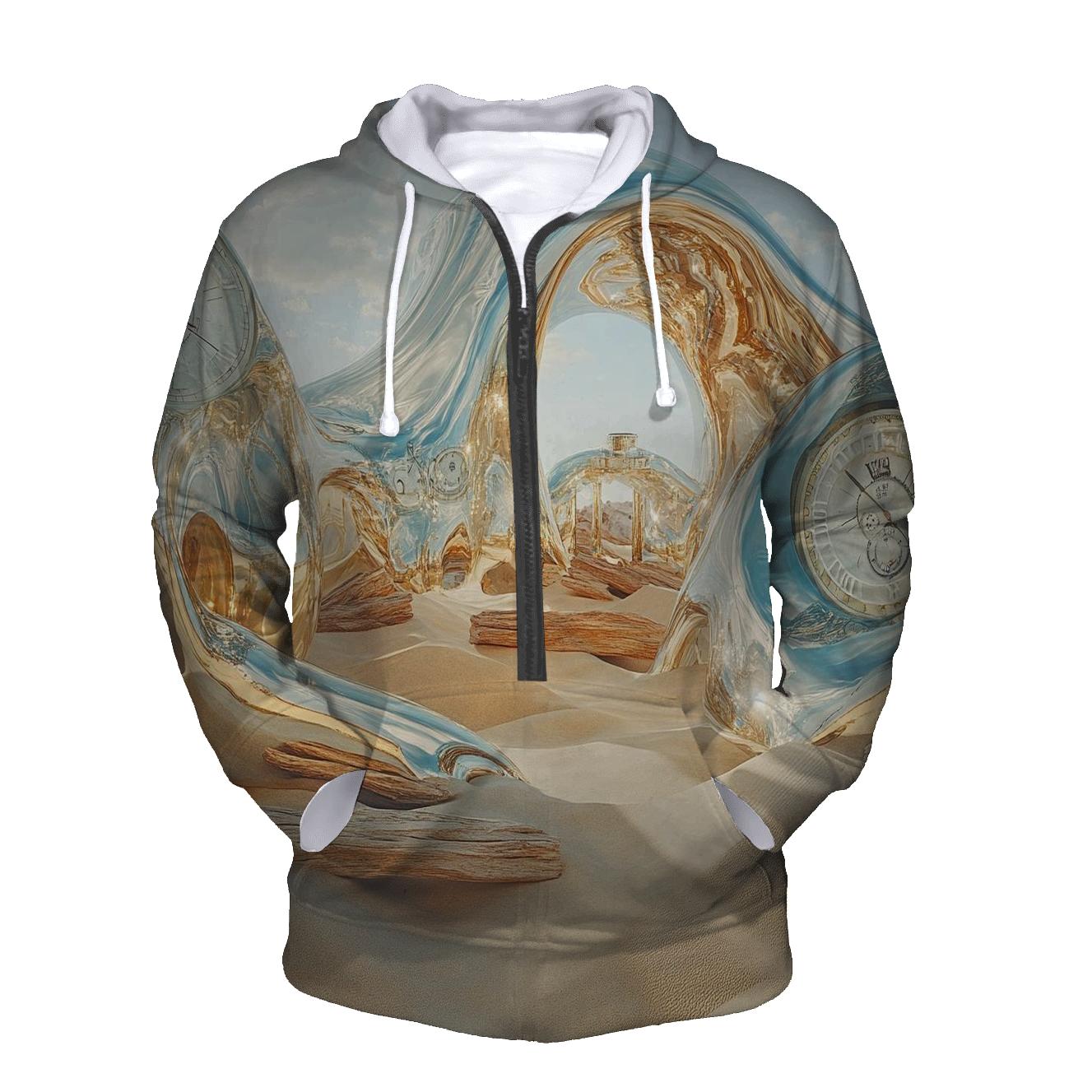 Dali Inspired Desert Dreams graphic hoodies