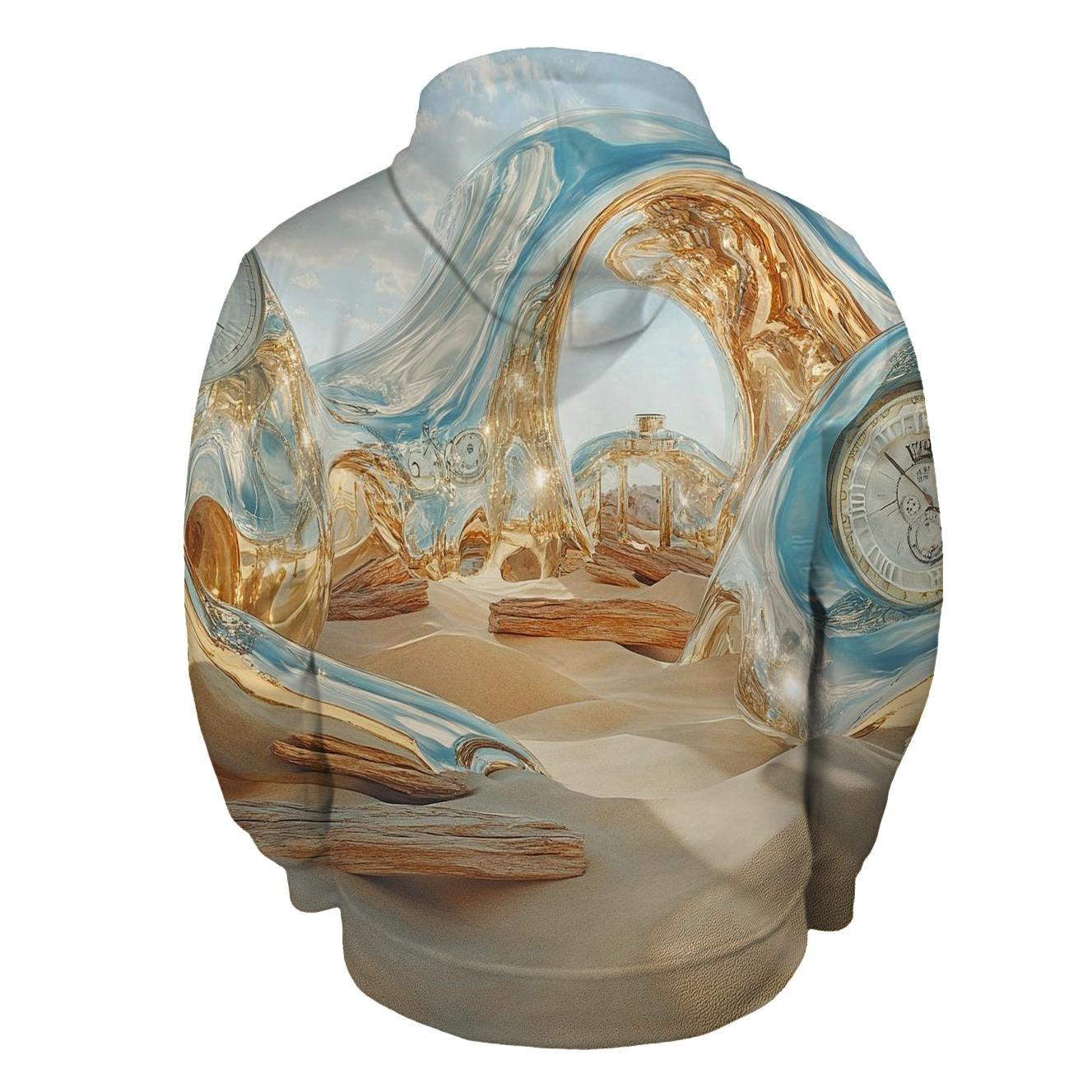 Dali Inspired Desert Dreams graphic hoodies