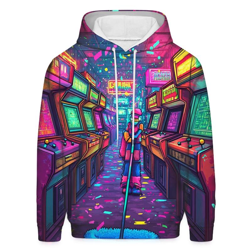 Cosmic Arcade Custodians hoodie designs
