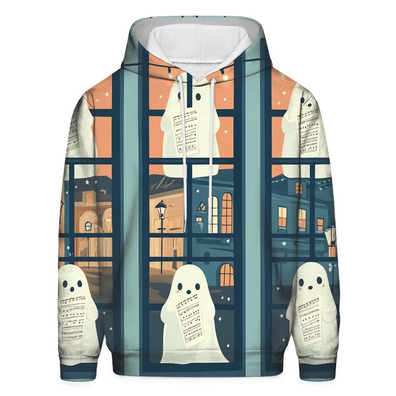 Ghostly Window Choir Halloween hoodie styles