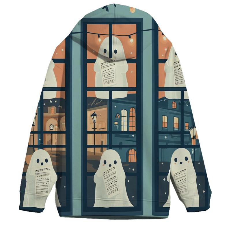 Ghostly Window Choir Halloween hoodie styles