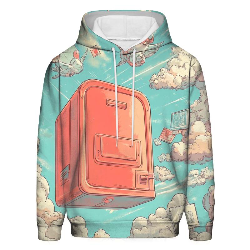 Cloudtop Mailbox Mayhem zip-up hoodies