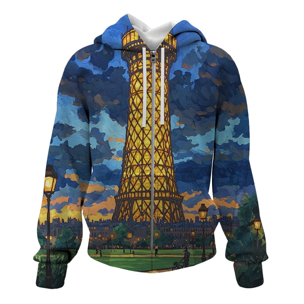 Eiffel Tower - Paris lightweight hoodies