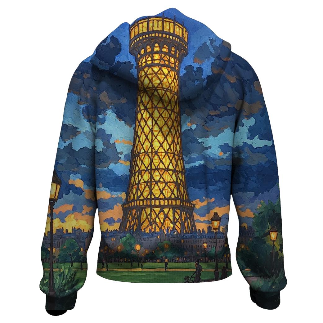 Eiffel Tower - Paris lightweight hoodies