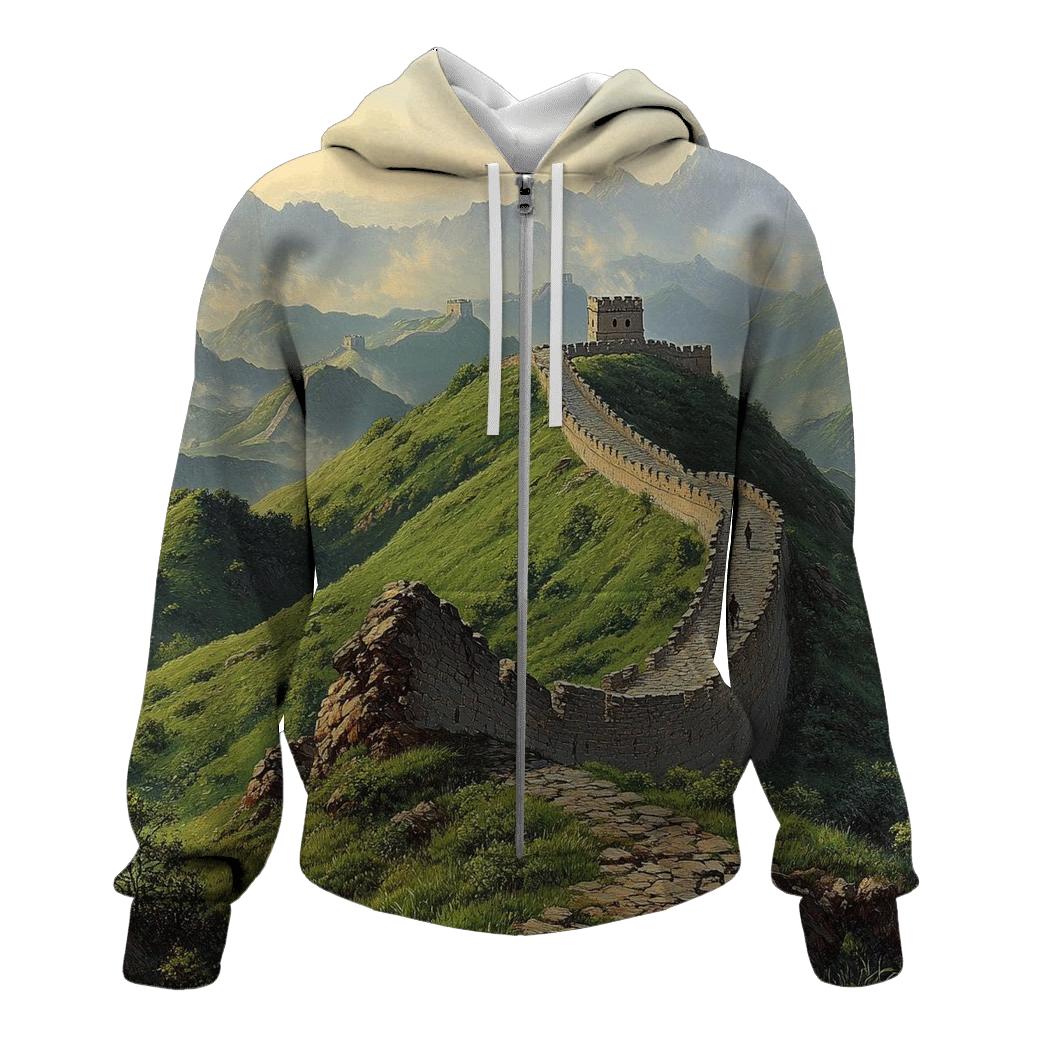 Great Wall Of China - Beijing printed hoodies
