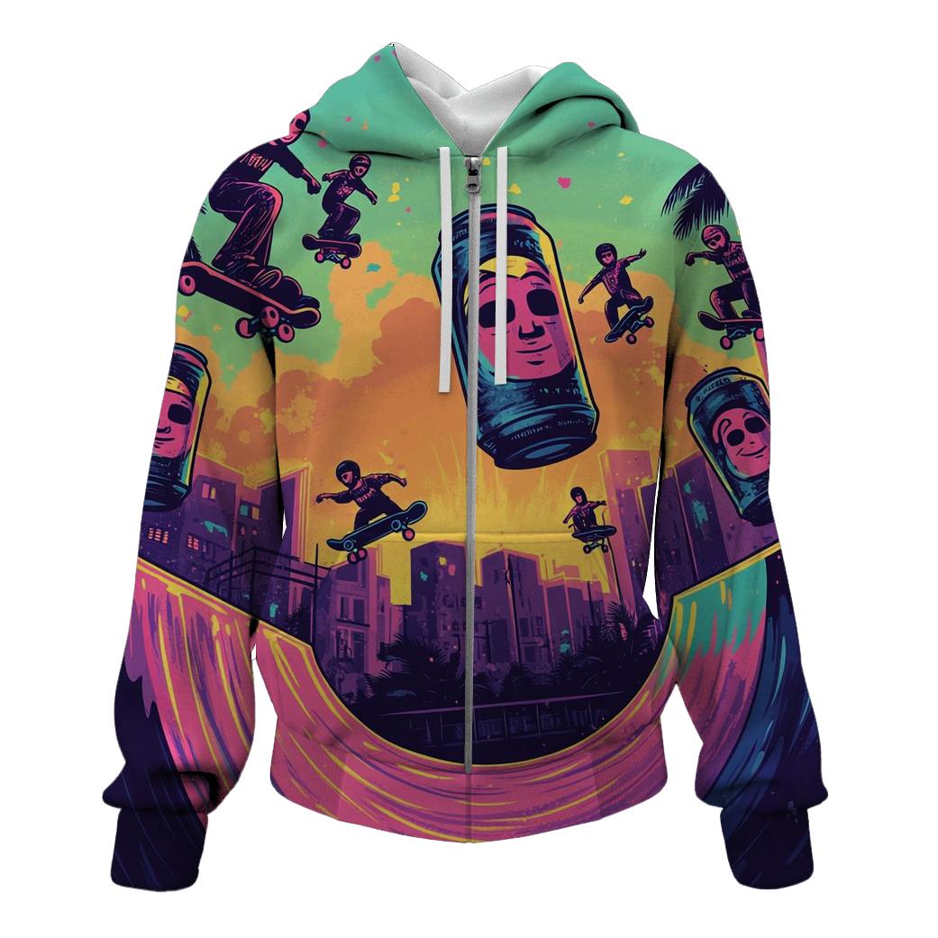 Pixel Skate Soda Squad hoodie designs