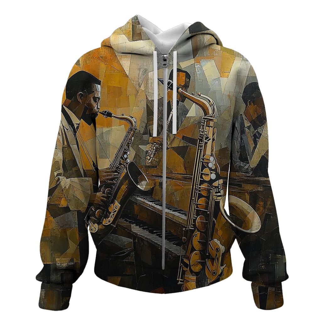 Picasso Inspired Abstract Musicians premium hoodies