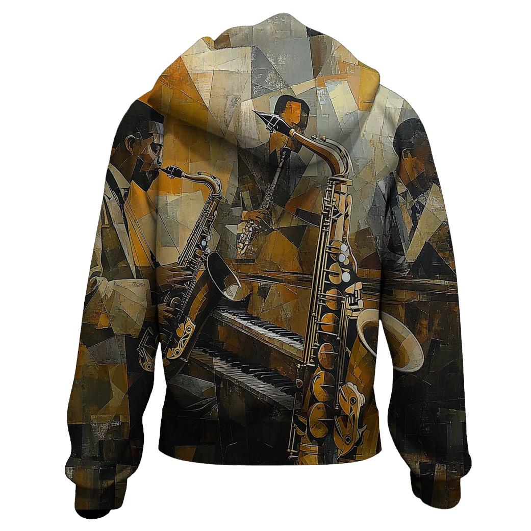 Picasso Inspired Abstract Musicians premium hoodies