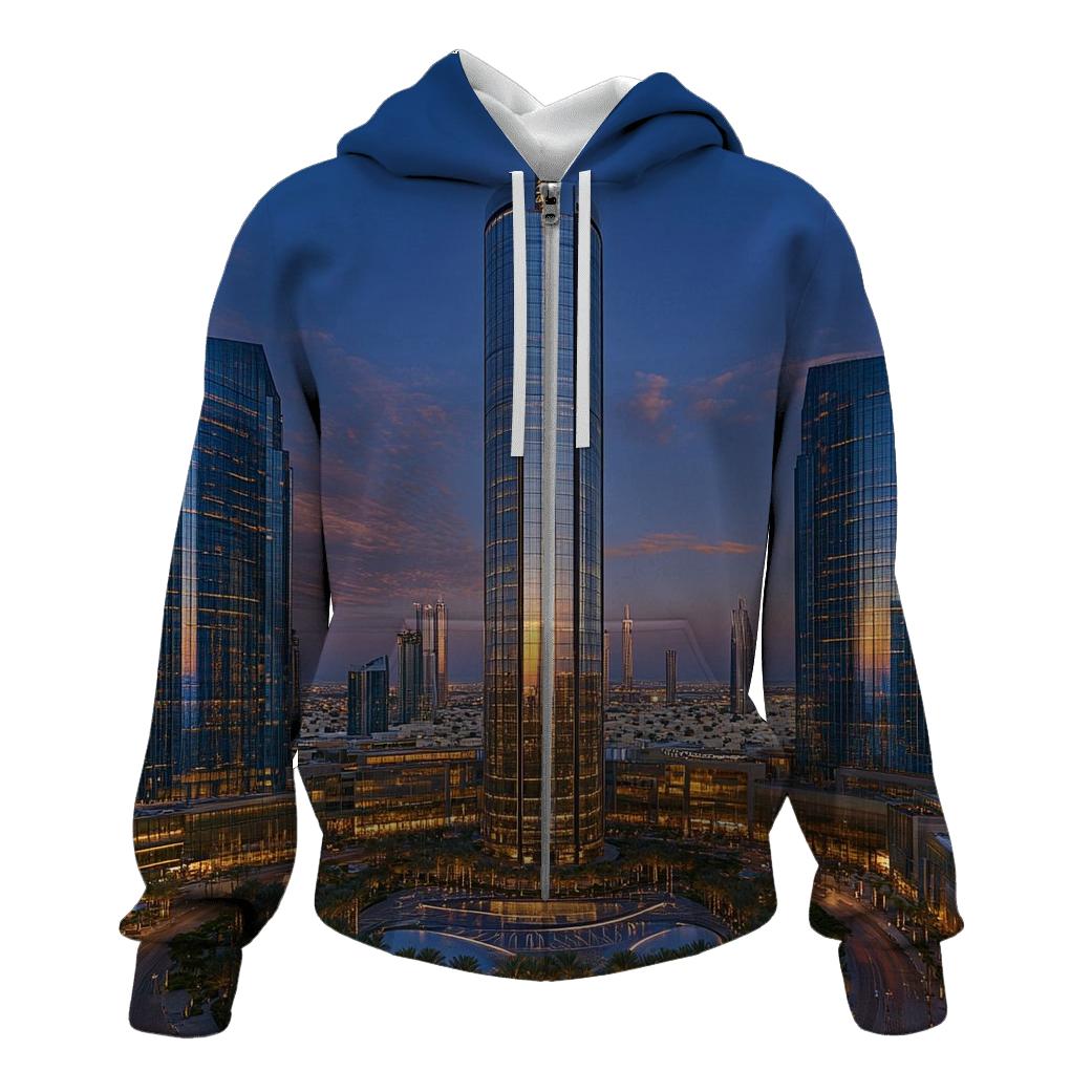 Burj Khalifa - Dubai heavyweight hoodies