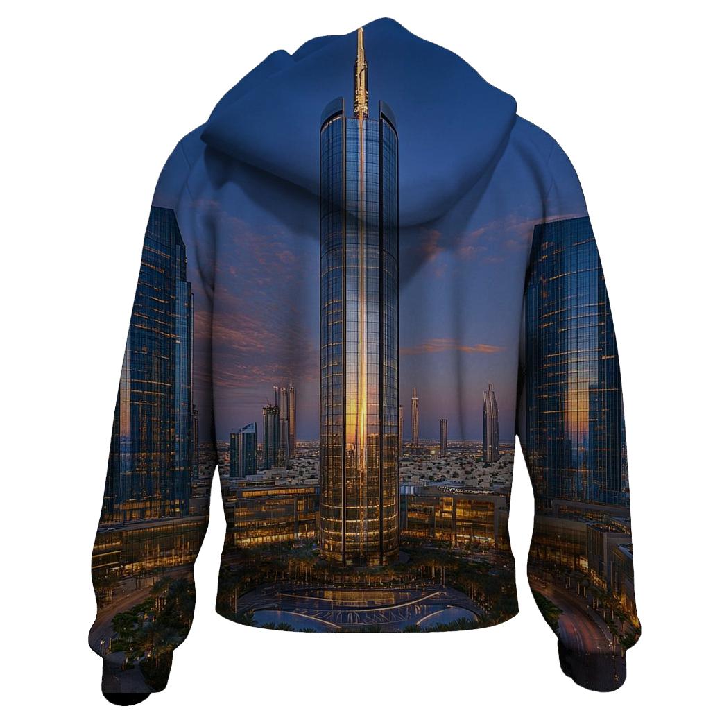Burj Khalifa - Dubai heavyweight hoodies
