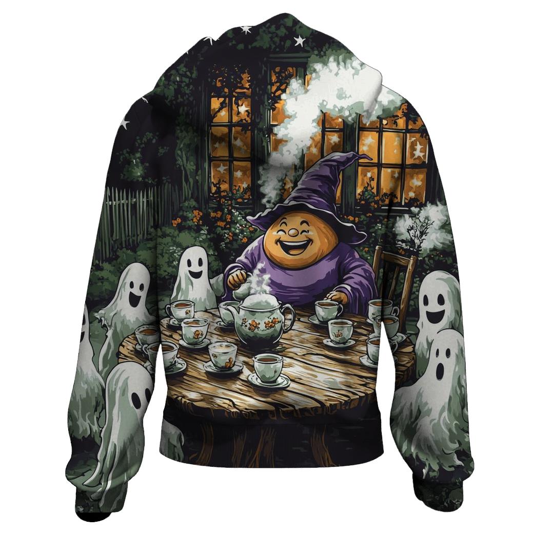Cackling Witch Tea Party With Spooky Charm hoodie trends