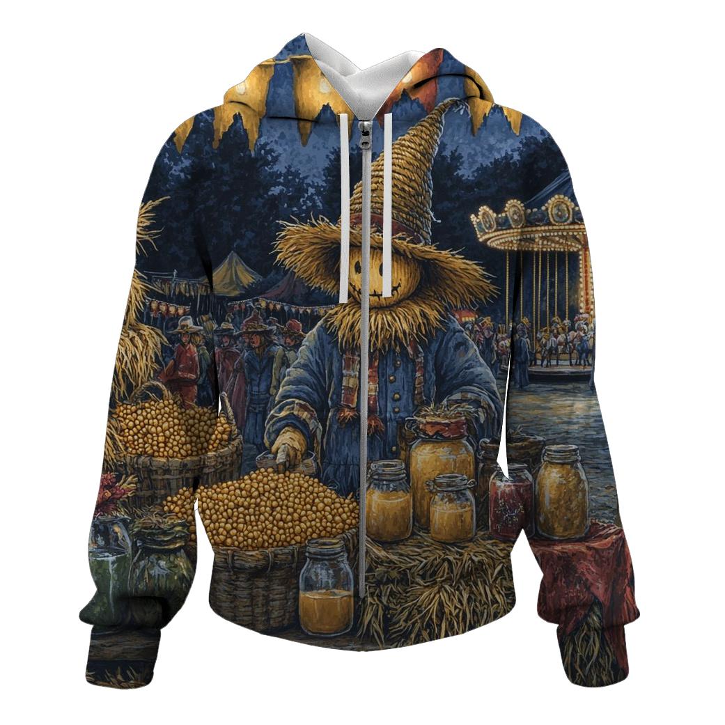Harvest Scarecrow Market Spooky heavyweight hoodies