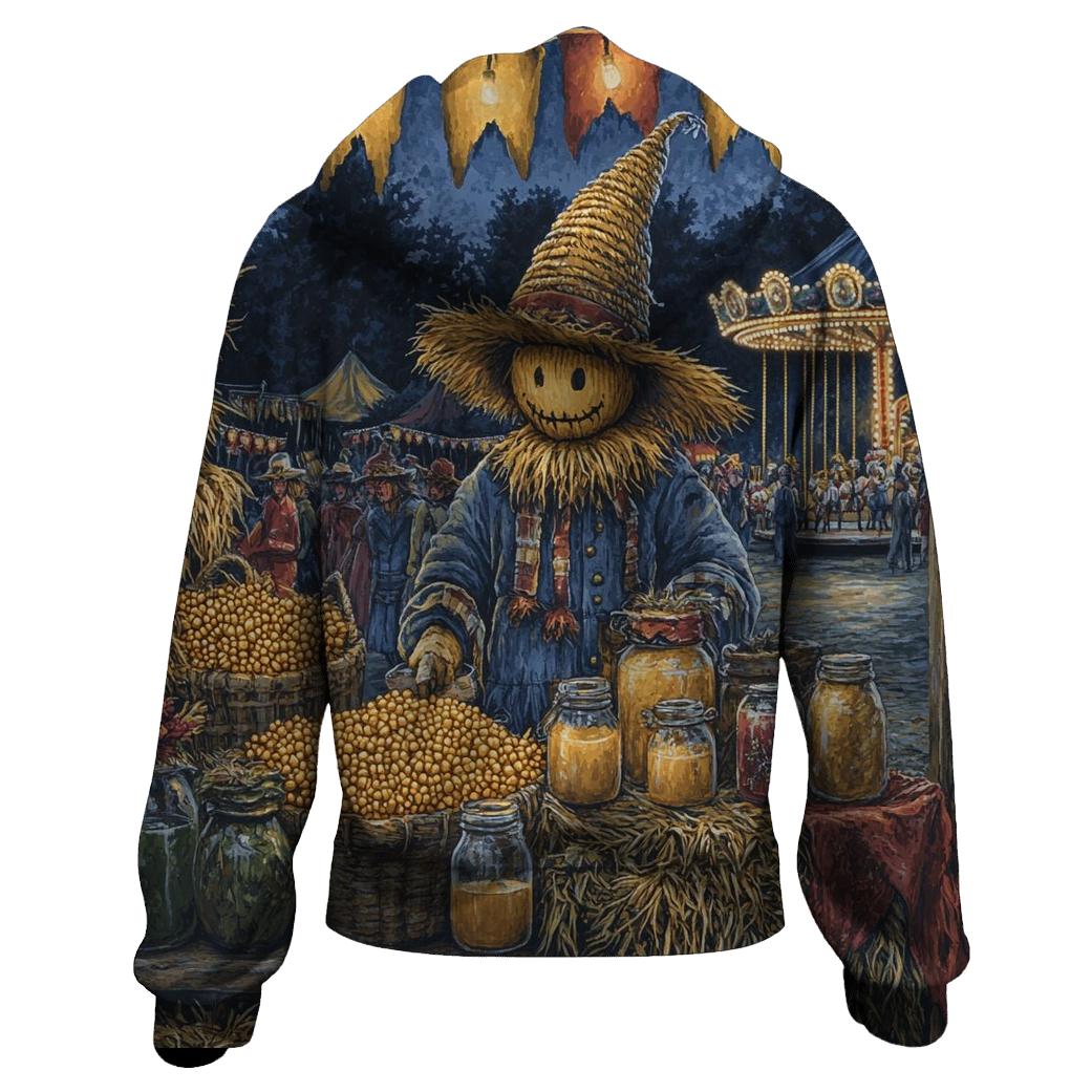 Harvest Scarecrow Market Spooky heavyweight hoodies