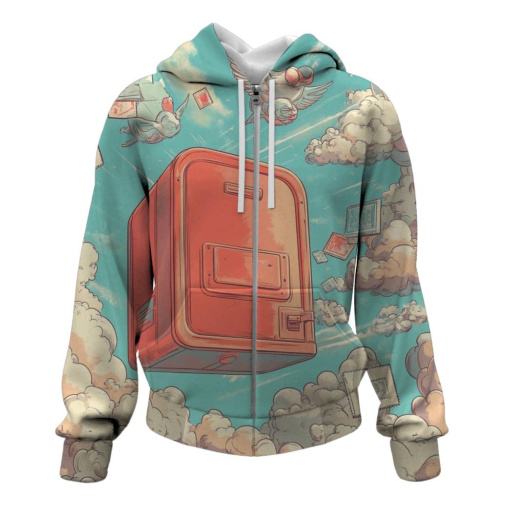 Cloudtop Mailbox Mayhem custom hoodies
