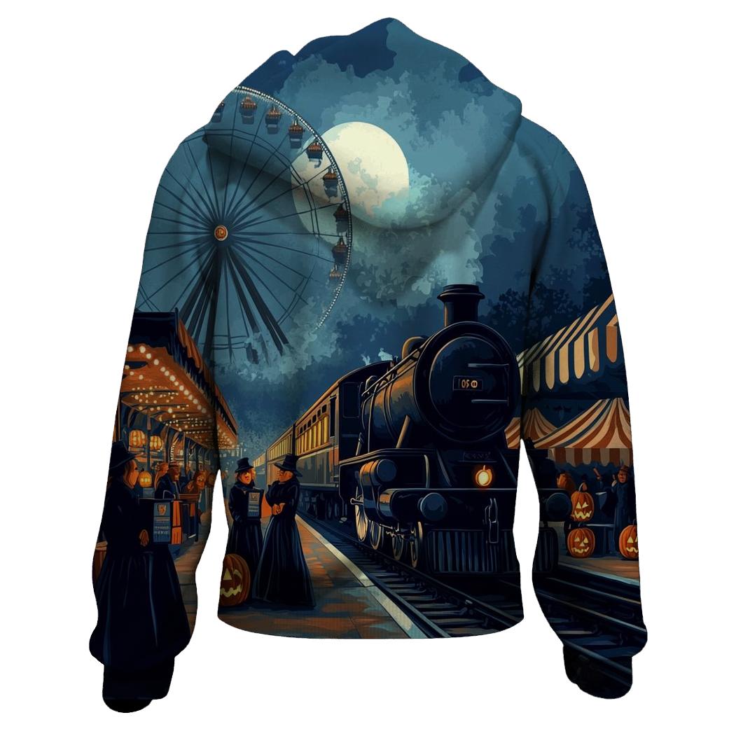 Midnight Train To The Haunted Carnival lightweight hoodies