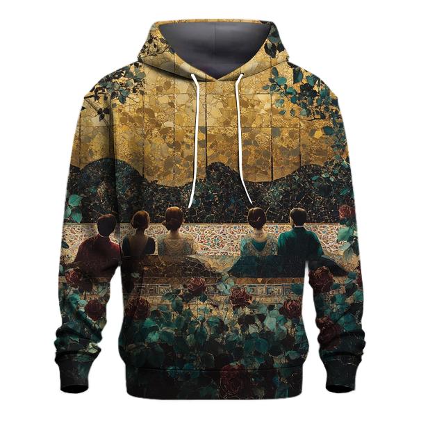 Klimt Inspired Golden Garden hoodie styles