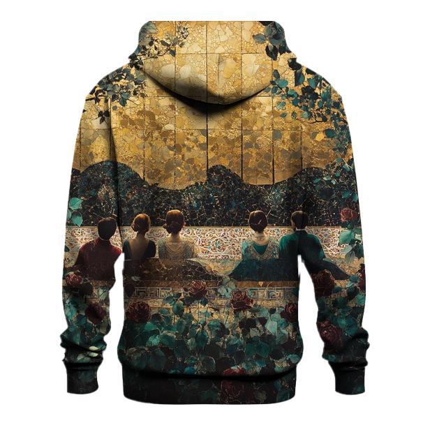 Klimt Inspired Golden Garden hoodie styles