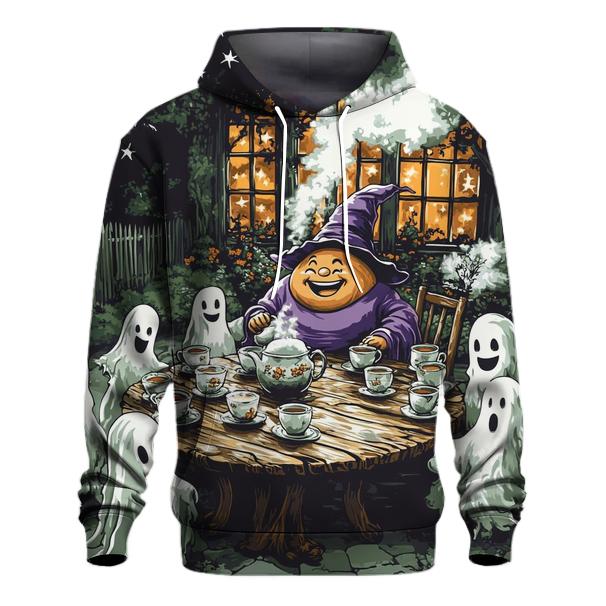 Cackling Witch Tea Party With Spooky Charm hoodies fashion