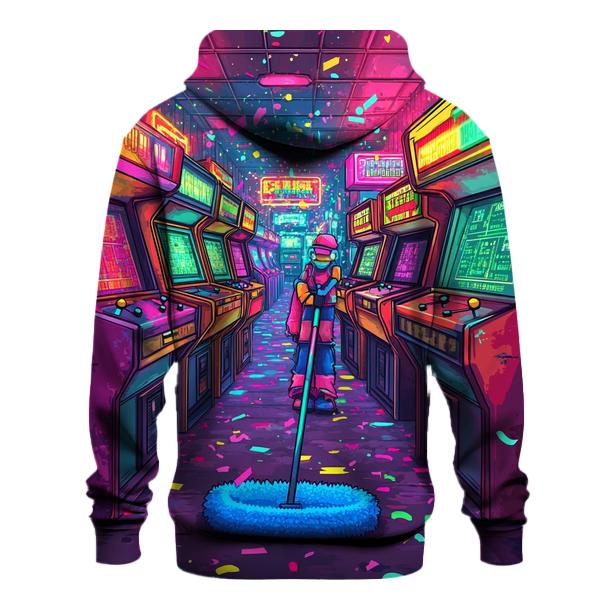 Cosmic Arcade Custodians hoodie styles