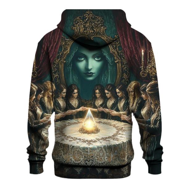 Victorian Séance In Spooky Parlor designer hoodies