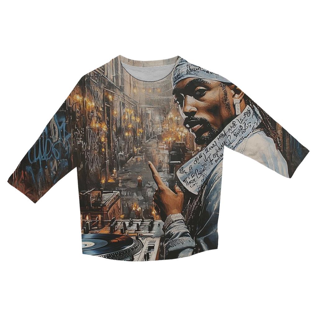 Pacs Poetic Alley printed three quarter sleeve shirts