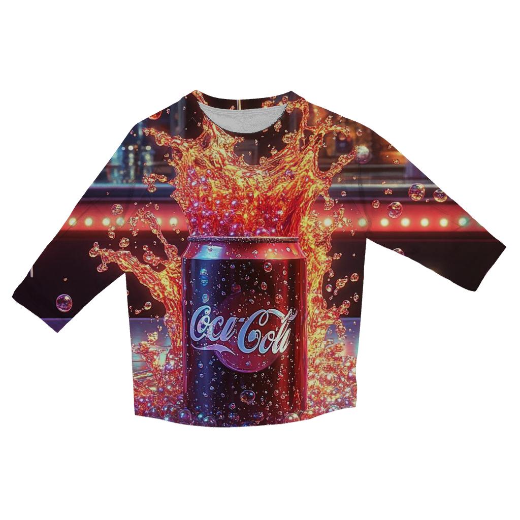 Neon Soda Pop Explosion stylish quarter sleeve tops
