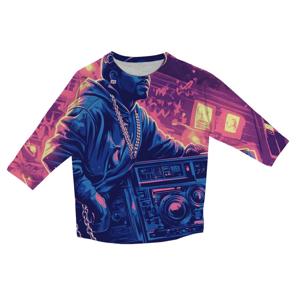 LL Cool J Boombox Romance fashion 3/4 sleeve shirts