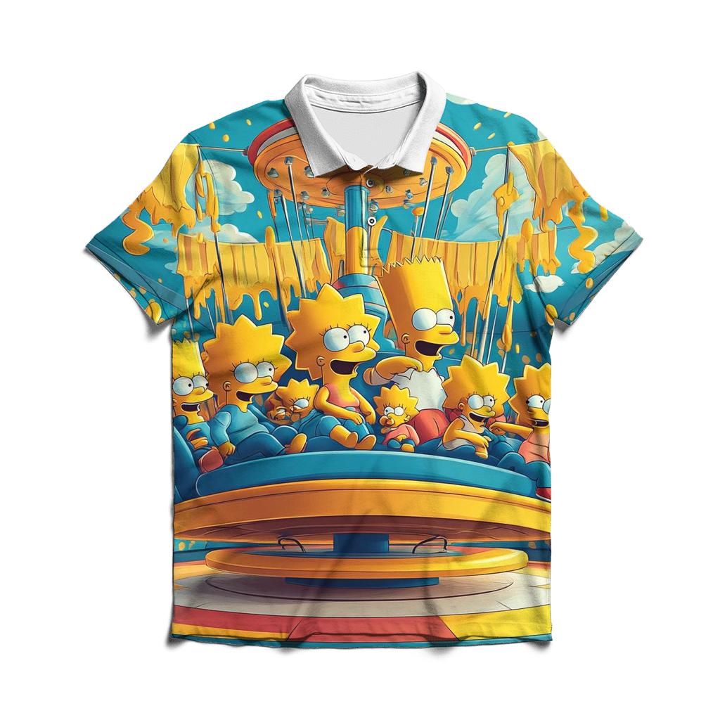 Couch Gag Carousel premium cotton polo shirts