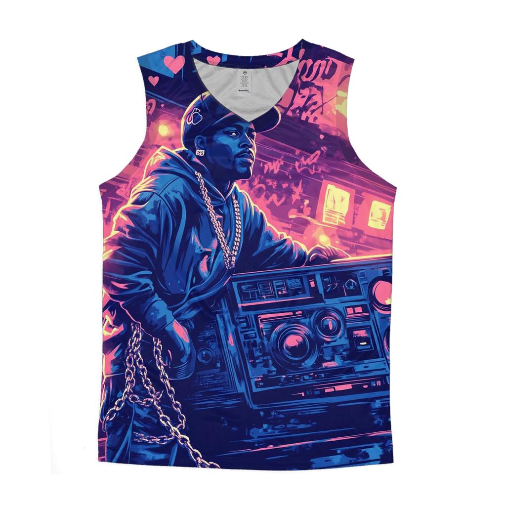 LL Cool J Boombox Romance casual summer tank tops