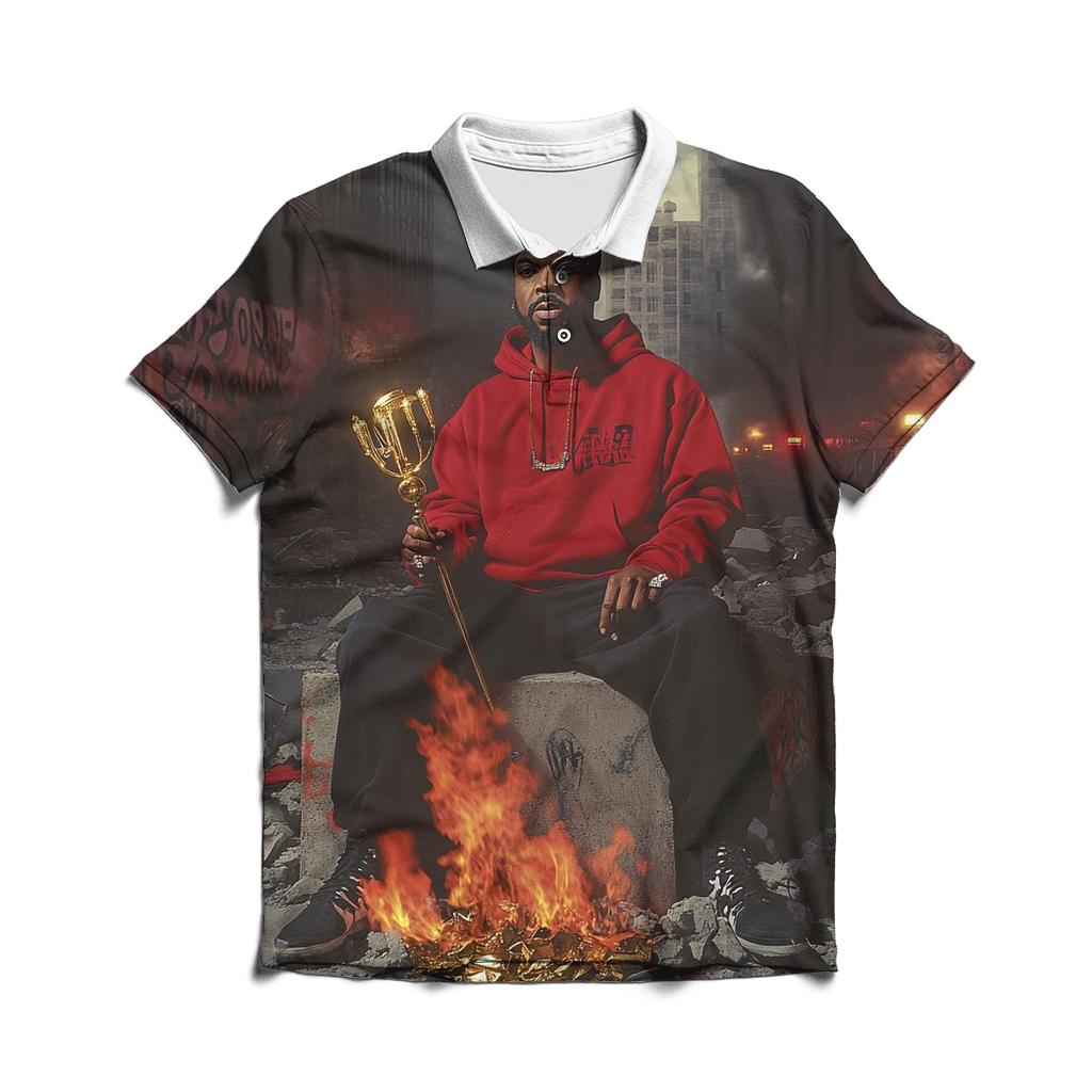 Ice Cube Concrete Throne classic pique polos