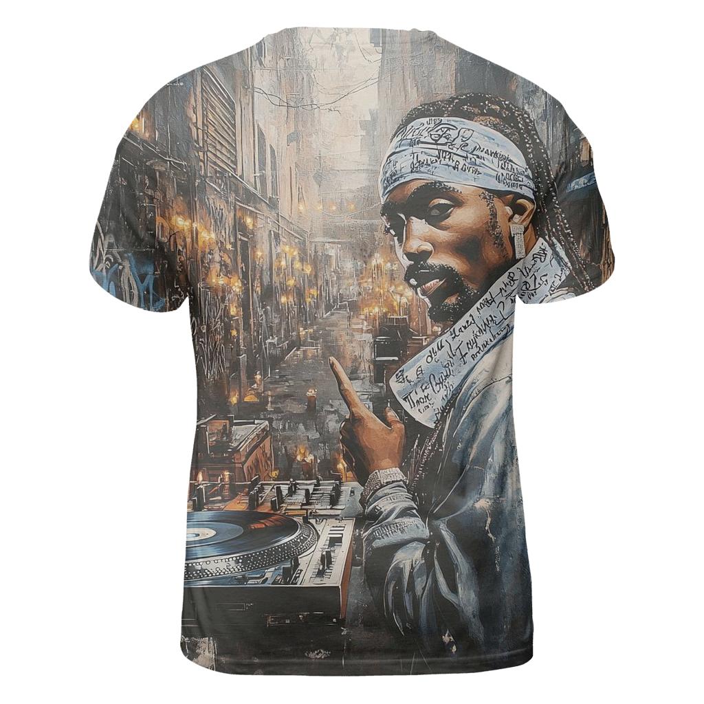 Pacs Poetic Alley creative print fashion shirts