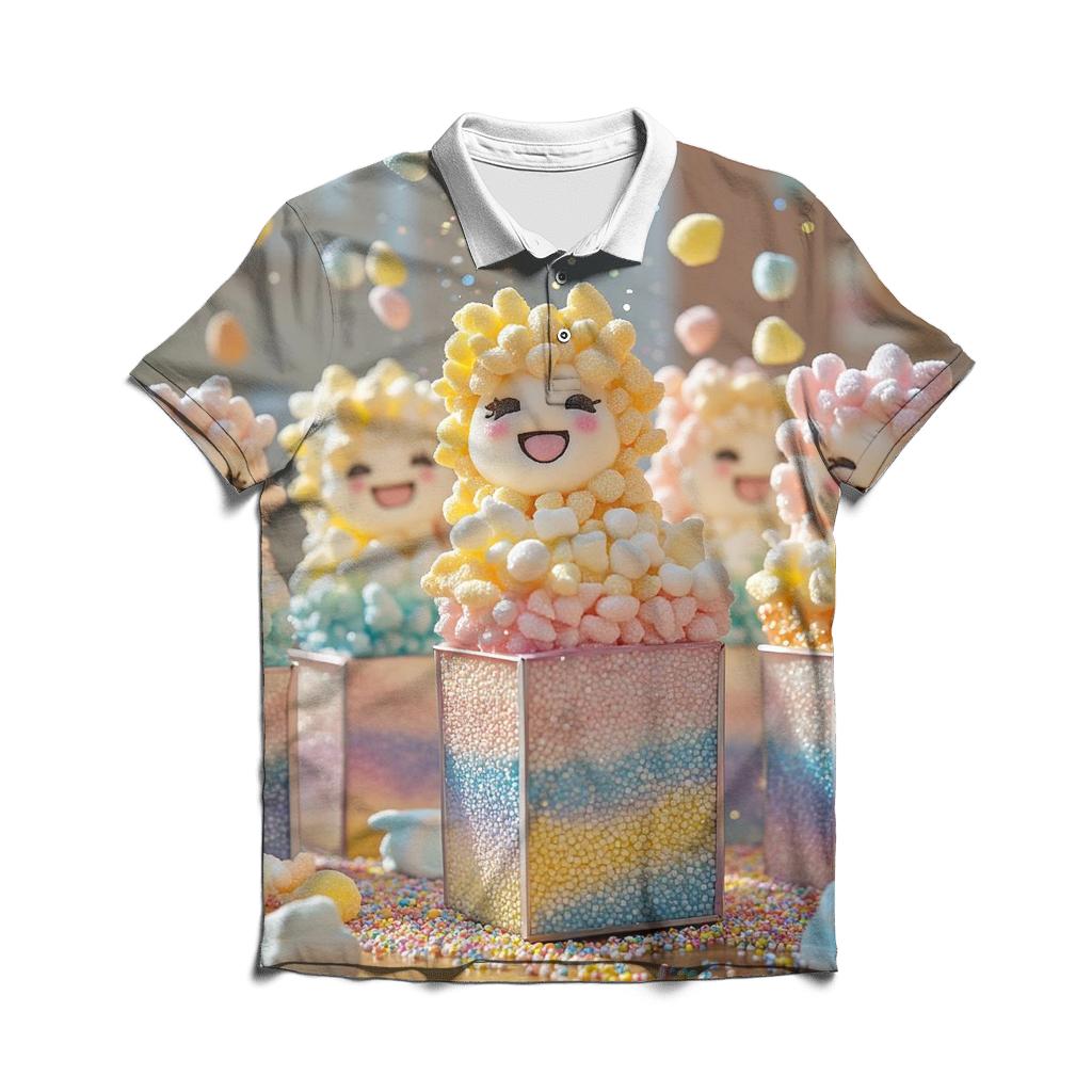 Cereal Mascot Parade classic pique polos