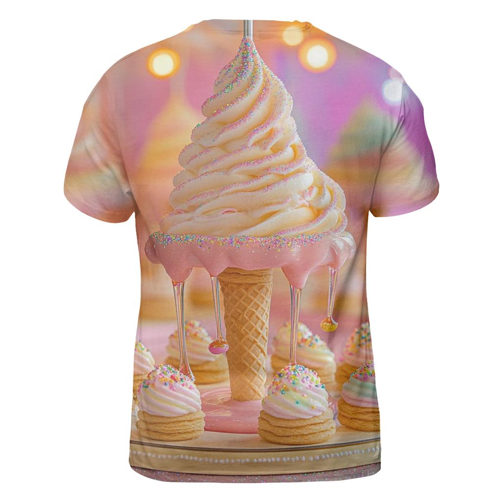 Ice Cream Swirl Carousel statement graphic shirts