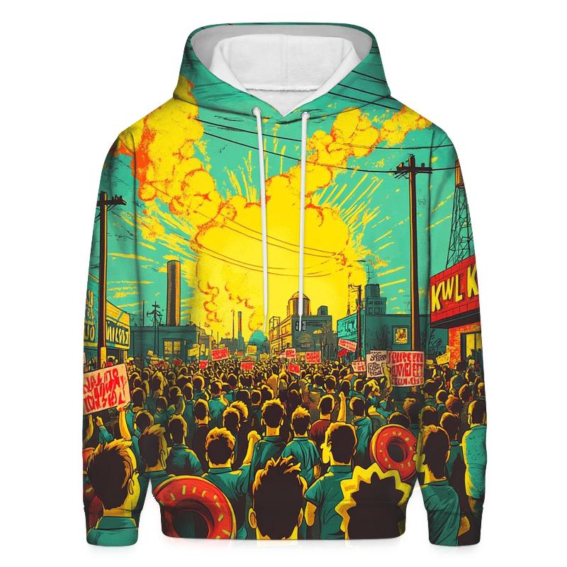 Springfield Sunset Riot custom hoodies