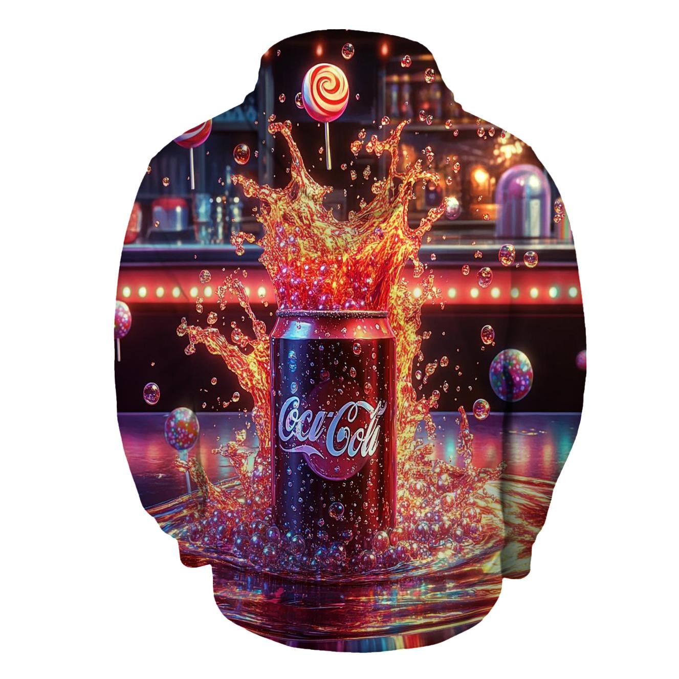 Neon Soda Pop Explosion hoodies fashion