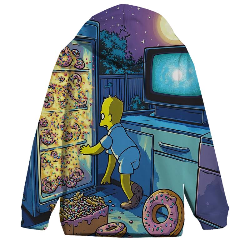Homers Midnight Snack Heist pullover hoodies