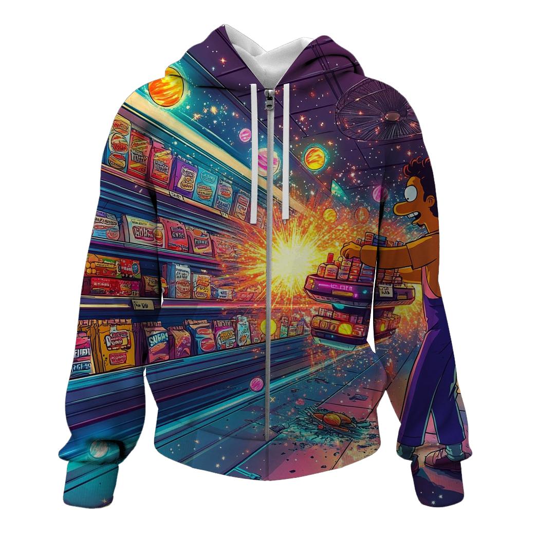 Kwik-E-Mart Cosmic Aisle hoodies fashion