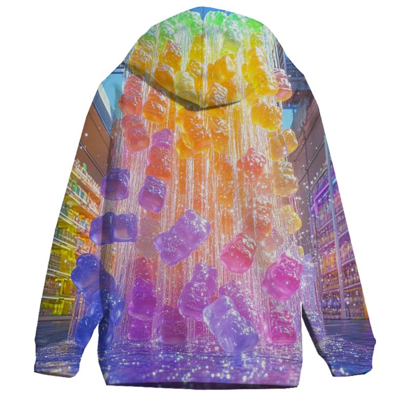 Gummy Galaxy Cascade designer hoodies