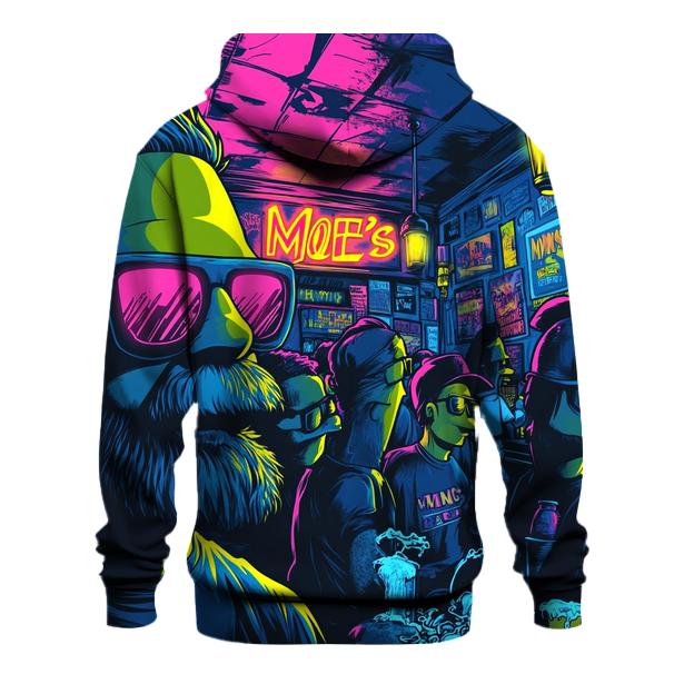 Moes Neon Nightmares designer hoodies