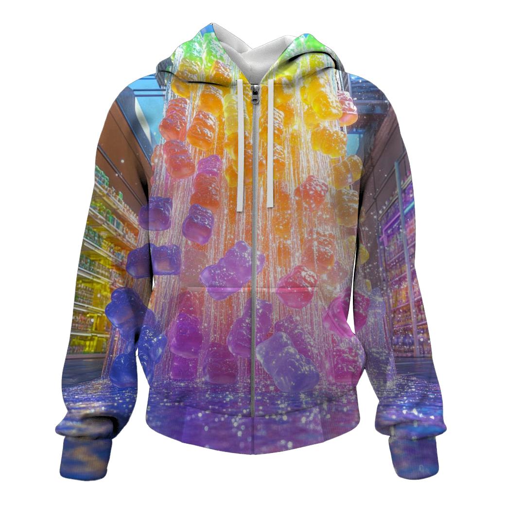 Gummy Galaxy Cascade custom hoodies