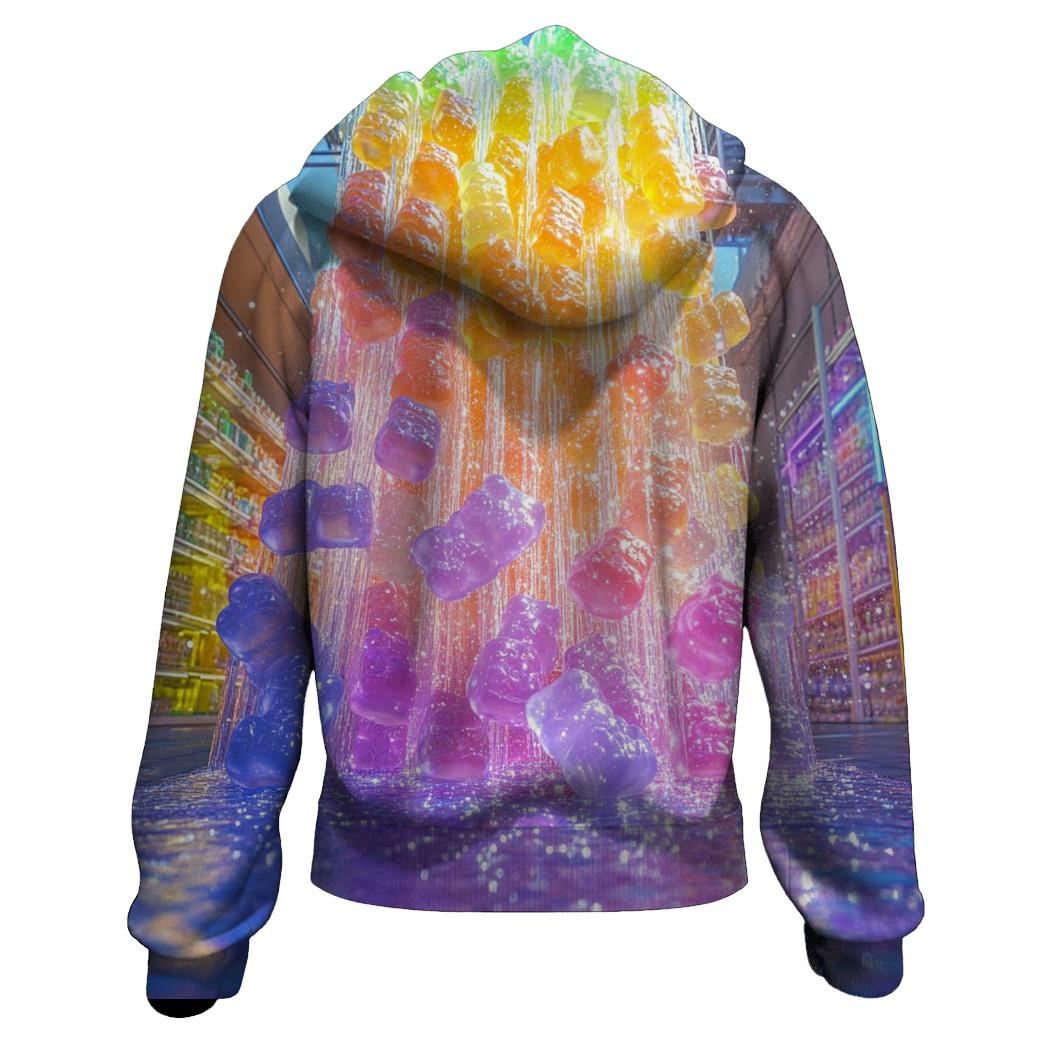 Gummy Galaxy Cascade custom hoodies